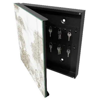 Tropical pattern Key box for wall