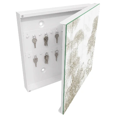 Tropical pattern Key box for wall