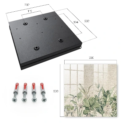 Tropical nature Wall mounted key box