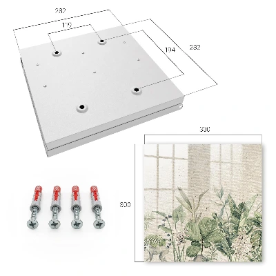 Tropical nature Wall mounted key box