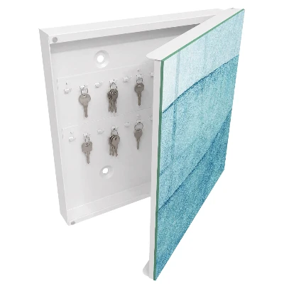 Blue textures Key cabinet