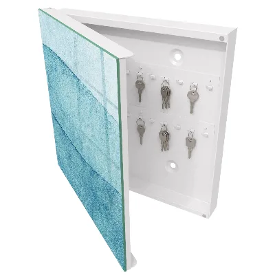 Blue textures Key cabinet