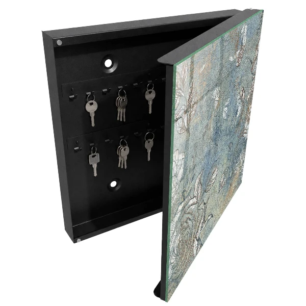 Floral pattern Key box for wall