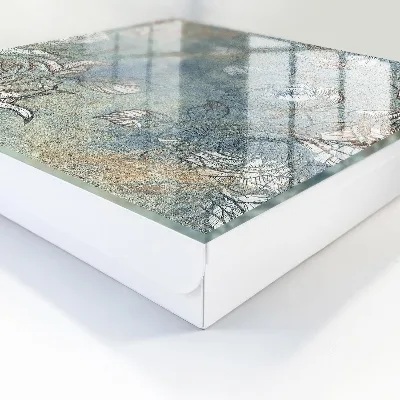 Floral pattern Key box for wall