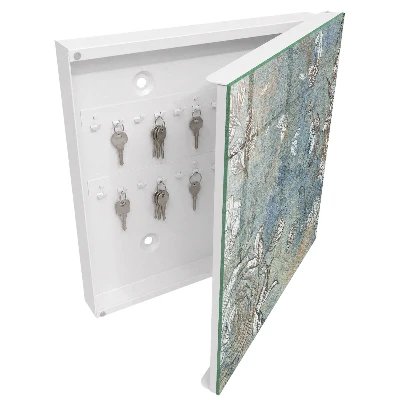 Floral pattern Key box for wall