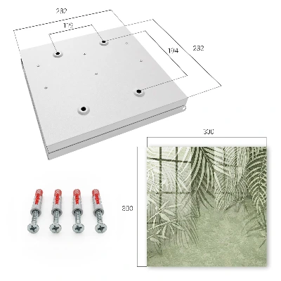 Tropical pattern Key cabinet