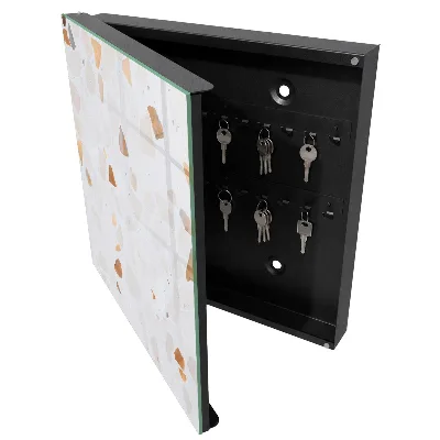 Colorful stones Wall mounted key box
