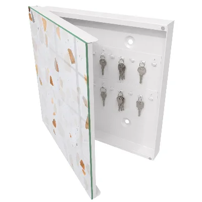 Colorful stones Wall mounted key box