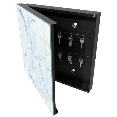 Marbled pattern Wall mounted key box