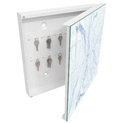Marbled pattern Wall mounted key box