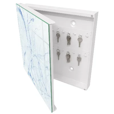 Marbled pattern Wall mounted key box