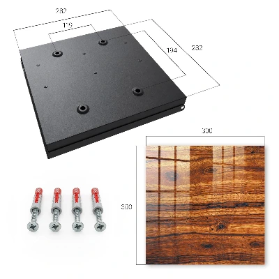 Wood texture Wall mounted key box