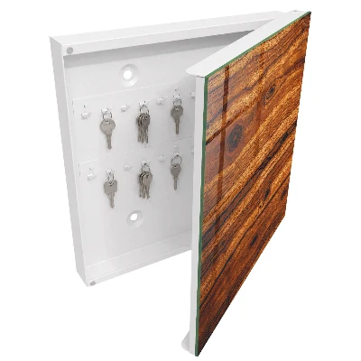 Wood texture Wall mounted key box