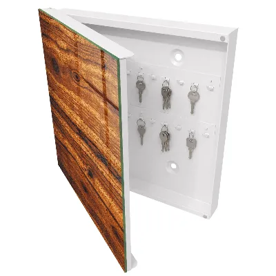 Wood texture Wall mounted key box