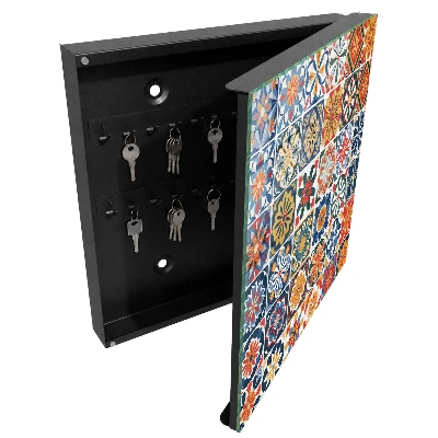 Colorful tiles Key cabinet