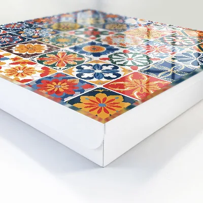 Colorful tiles Key cabinet
