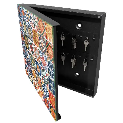 Colorful tiles Key cabinet