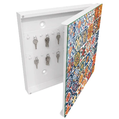 Colorful tiles Key cabinet