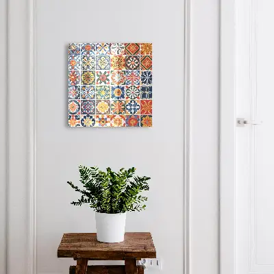 Colorful tiles Key cabinet