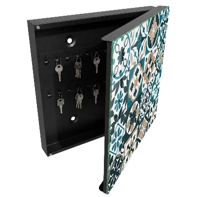 Moroccan tiles Key box for wall