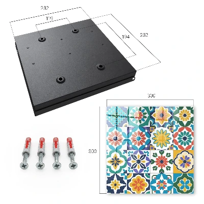 Floral patterns Wall mounted key box