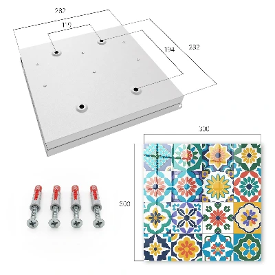Floral patterns Wall mounted key box