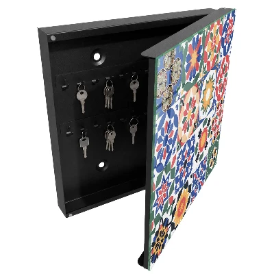 Floral mosaic Key cabinet