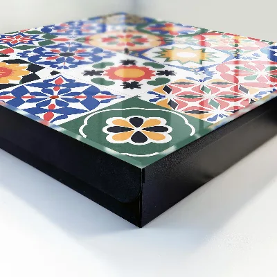 Floral mosaic Key cabinet