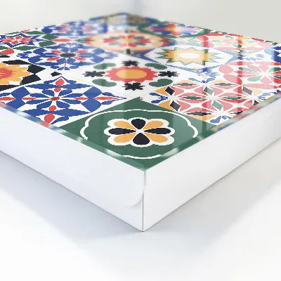 Floral mosaic Key cabinet