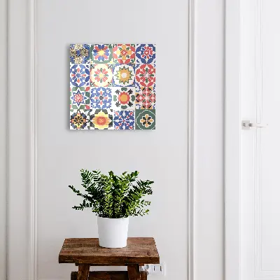 Floral mosaic Key cabinet