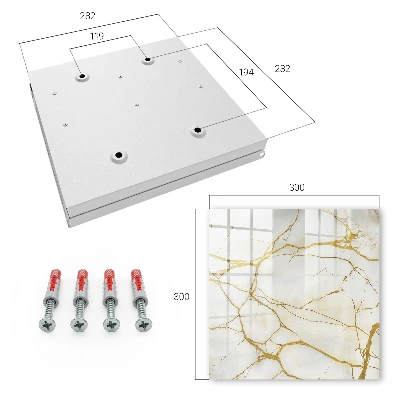 Elegant marble Key box for wall