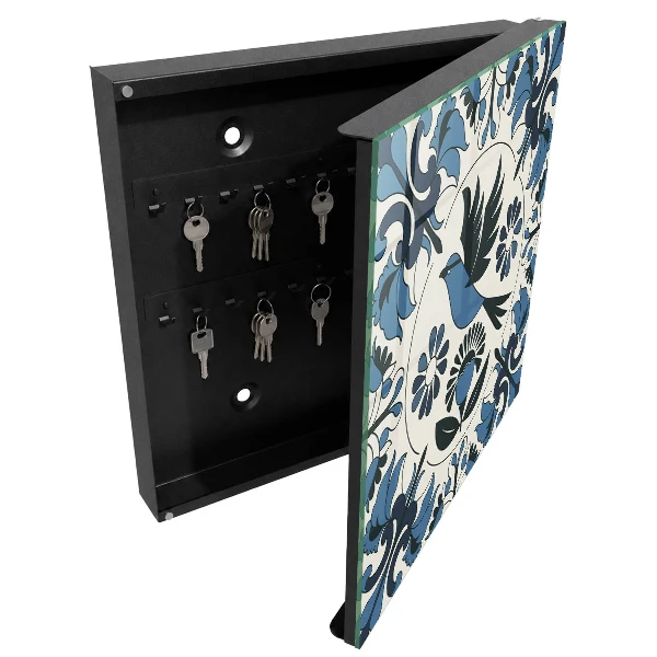 Blue bird Wall mounted key box