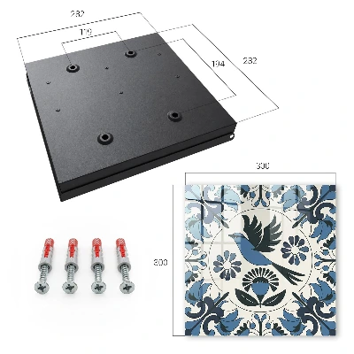 Blue bird Wall mounted key box