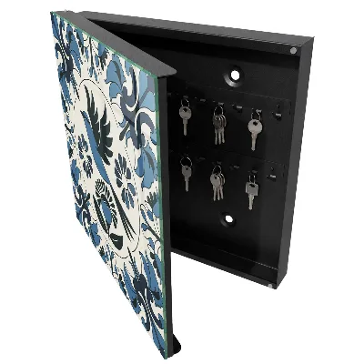Blue bird Wall mounted key box