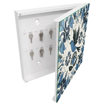Blue bird Wall mounted key box