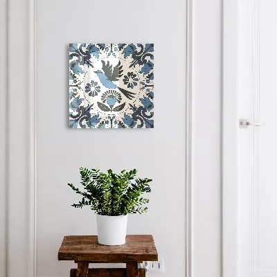 Blue bird Wall mounted key box