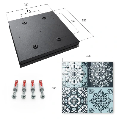 Geometric patterns Key cabinet