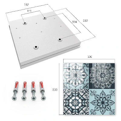 Geometric patterns Key cabinet