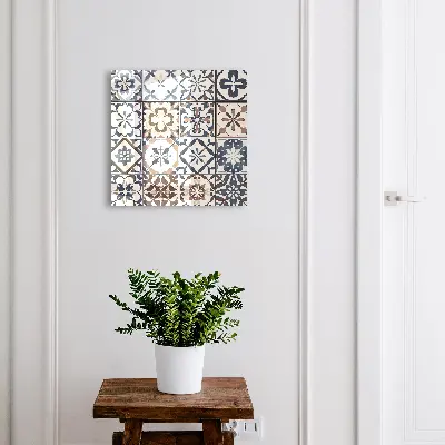 Arabesque mosaic Key box for wall
