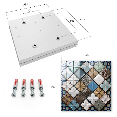 Tile patterns Wall mounted key box