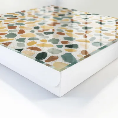 Pebble mosaic Key box for wall