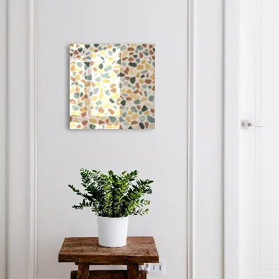 Pebble mosaic Key box for wall