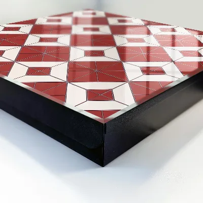Red mosaic Key cabinet
