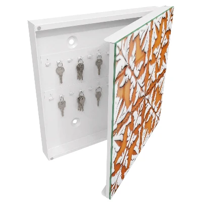 Plant motif Key box for wall