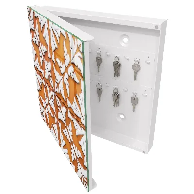 Plant motif Key box for wall