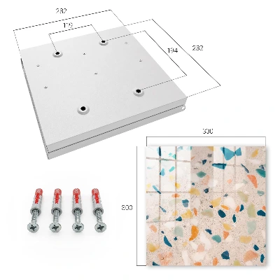 Creative mosaic Wall mounted key box