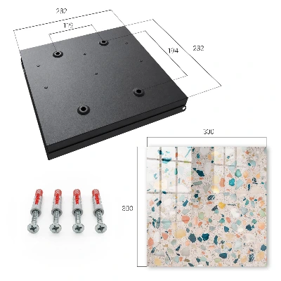 Colorful mosaic Key cabinet