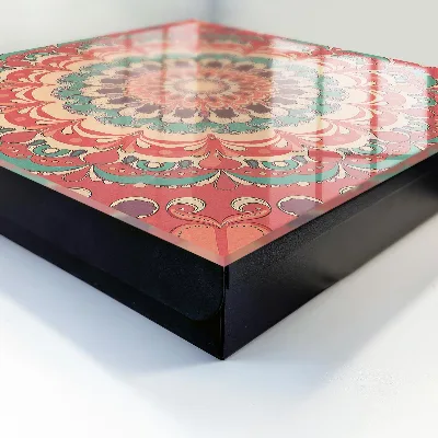 Colorful mandala Wall mounted key box