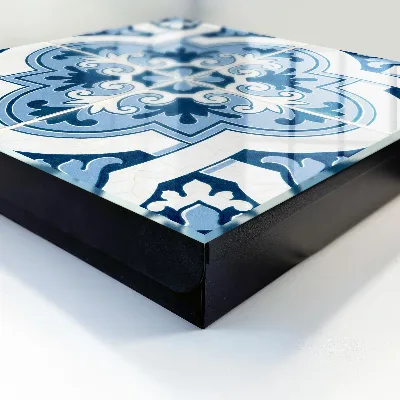 Blue tiles Wall mounted key box