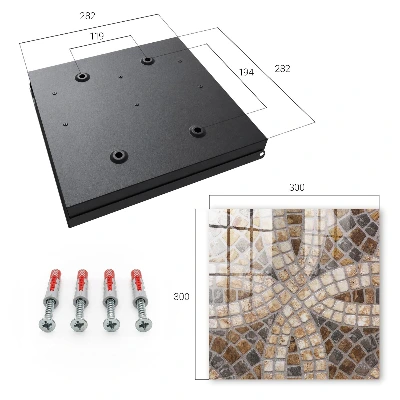 Stylish mosaic Key cabinet